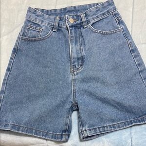 Classic Blue Denim Shorts